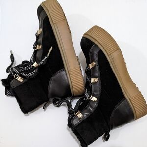 Stylish Black and Brown Boots